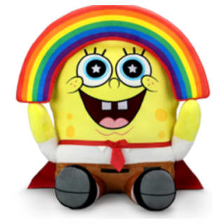 Kidrobot Peluche Bob Sponja Arcoiris de 40cm por 9.99€