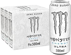 Monster Ultra Zero Sugar 9 x 500ml, for £10.48 (One-Time Purchase)