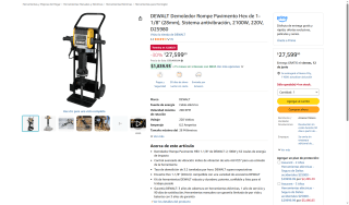 DEWALT Demoledor 2100W por $27,600 | Oferta Amazon