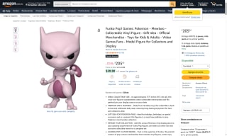 Figura Funko Pop! Mewtwo por $206 | Oferta Amazon