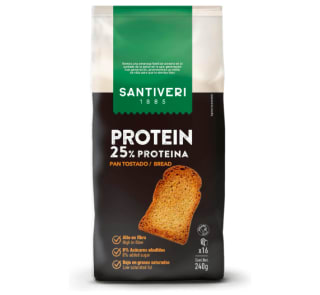 Santiveri Pan Tostado Proteico 365 g por 3,75€ (50% 2da Unidad)