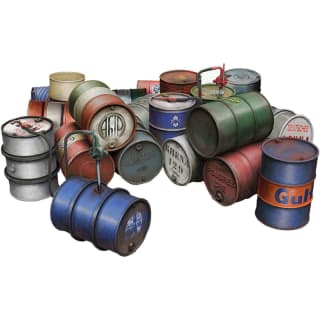MiniArt MIN49007 Kit 20 Bidones Aceite/Combustible escala 1:48 por 6.99€
