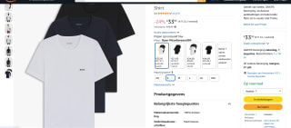 3-pack BOSS t-shirts voor €33,95