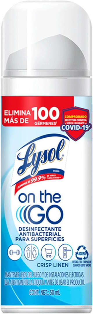 Lysol On the GO Desinfectante 50ml por $25 | Oferta Amazon