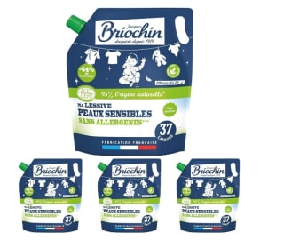 Lot de 4 Lessives Peaux Sensibles Ecocert à 13,28€