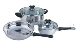 Bateria 5 piezas Acero Inoxidable Rebaja $10.794 solo en Tottus, Chile