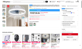 Ventilador de techo silencioso por $653 | AliExpress