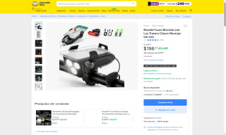 Luces Bicicleta LED Rowid por $196 | Mercado Libre