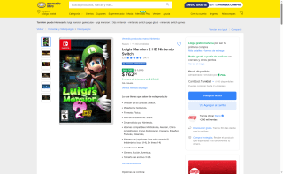 Luigi's Mansion 2 HD por $694 | Mercado Libre