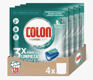 Colon Detergente para la Ropa 128 Cápsulas Higiene Advanced por 28.71€