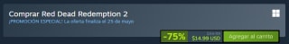 Red Dead Redemption 2 por $300 | Oferta Steam