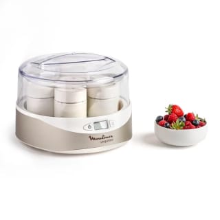 Yogurtera, 7 tarrinas de 160 ml, Parada Automática, Plata por 39.99€