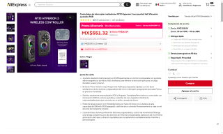 Control NYXI Hyperion 2 por $471 | Oferta AliExpress