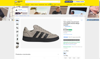Tenis adidas Grand Court Alpha Hombre Beige por $953 | Mercado Libre