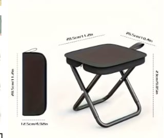 Opvouwbaar stoeltje voor €3,59 bij Aliexpress