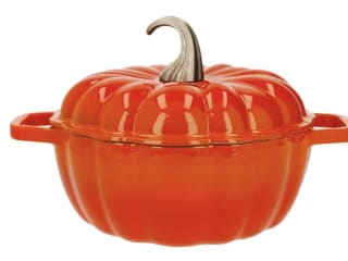 Gietijzeren pan in pompoenvorm voor €24,99