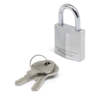 Cadenas à Clé en Aluminium Massif, Gris, 3 x 5,2 x 1,6 cm à 3,78€