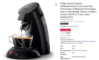 PHILIPS SENSEO HD6553/67 Viva Café voor €45,99 bij Amazon