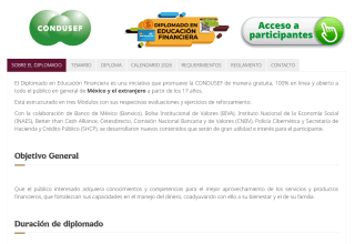 Diplomado en Educación Financiera Gratis en CONDUSEF
