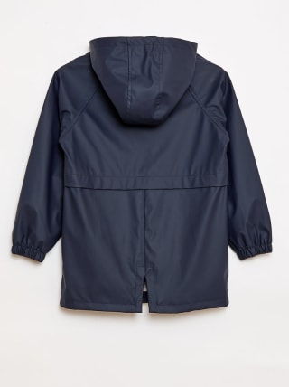 Parka à capuche déperlante - Bleu pour 7,50€ chez Kiabi