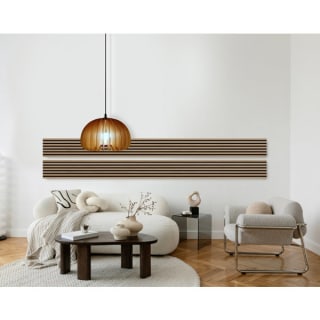 Panneau acoustique mural chêne clair 244 x 52 cm pour 25,27€ chez Brico Dépôt