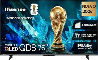 Televisión Hisense 75QD8SFM 75" Mini LED por $11,964 | Amazon