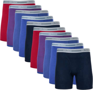 Pack 10 Bóxers Briefs Gildan Mens Talla 2XL por $424 en Amazon