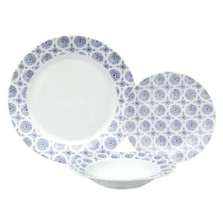 Vajilla de Porcelana 18 piezas Carrefour Home por 12,99€
