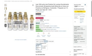 Lala 100 Proteína Sin Lactosa 12 Pack por $399 | Amazon