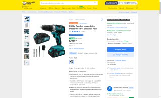 Kit Taladro Inalámbrico PINCHAN por $194 | Mercado Libre