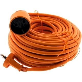 Zenitech Cable alargador H05VVF 3G1,5 mm² 10 m naranja por 9,29€ en Amazon