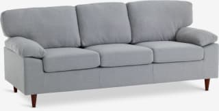 Sofá GEDVED 3 plazas tela gris claro por 275€ en JYSK