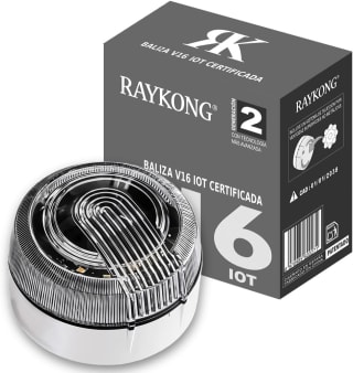 RAYKONG Baliza V16 Geolocalización DGT 3.0 por 13,99€ en Amazon