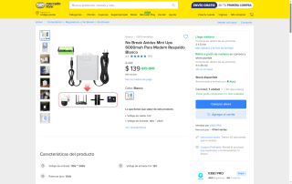 No Break Avidus Mini UPS 6000mAh por $139 | Mercado Libre