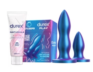 Durex Set de Plugs Anales DEEP & DEEPER + Lubricante Naturals Extra por 20.52€