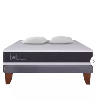 Cama Europea New Ortopedic 2 Plazas Base Normal por $289.990