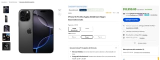 iPhone 16 Pro Max 256GB Reacondicionado por $13,999 en Walmart