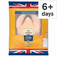 Tesco Large Whole Chicken 1.7–2.1kg Clubcard Deal £4.60