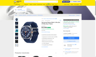 Samsung Galaxy Watch Ultra 128GB por $5,399 | Mercado Libre (Santander)