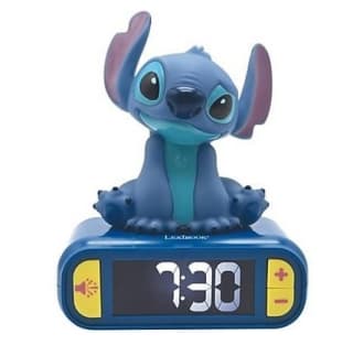 Reloj Despertador Digital con luz 3D Disney Stitch por 28.92€.