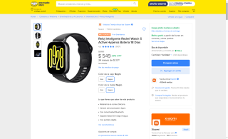 Smartwatch Redmi Watch 5 Active por $549 | Oferta Mercado Libre