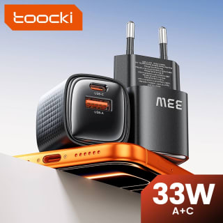 Cargador Toocki C22 Mini 33W por $25 en AliExpress