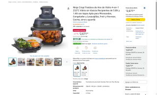 Freidora Ninja Crispi 4-en-1 por $2,671 | Amazon