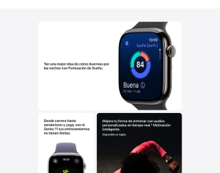 Apple Watch Series 11 GPS (caja de aluminio, 46 mm) por $8,906 en Amazon