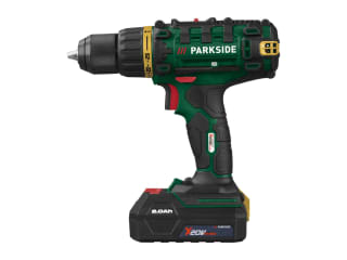 PARKSIDE 20V Cordless Drill Driver Starter Set for £24.49 at Lidl