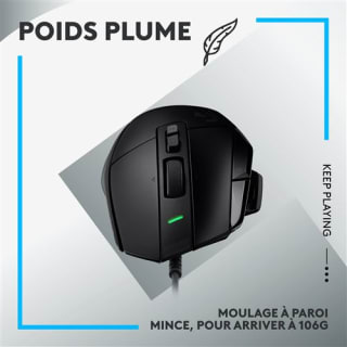 Souris Gaming filaire Logitech G502 X + tapis G240 pour 39,99€
