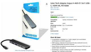 Inter-Tech H-469-1 Docking Station voor €7,39 bij Amazon