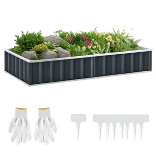Outsunny Carré Potager de Jardin 174 x 90 x 30 cm à 31,90€ chez Aosom
