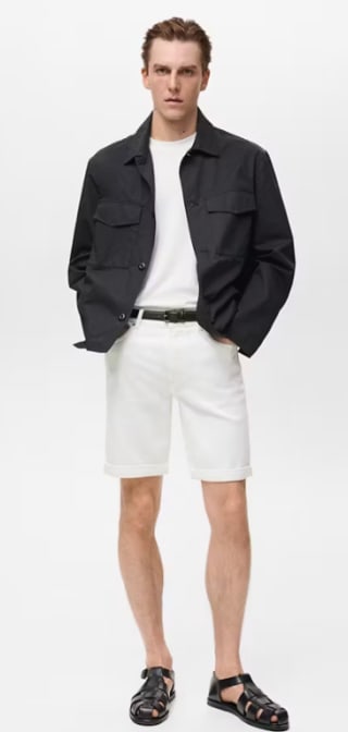 Bermudas Vaqueras Slim Fit para Hombre por 8.99€