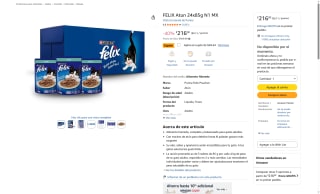 Alimento Húmedo Purina Felix Pouches por $167 | Oferta Amazon